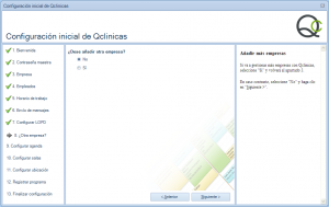 08 Configuración inicial Qclinicas