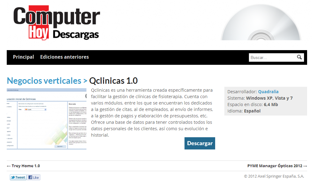 Qclinicas 1.0 - Descargas Computer Hoy